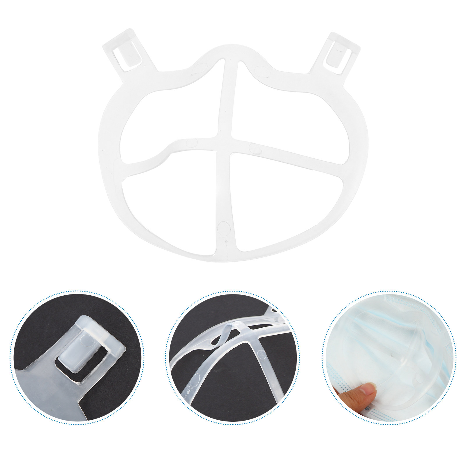 Silicone Mask Bracket - 10Pcs Silicone Mask Holder Inner Support