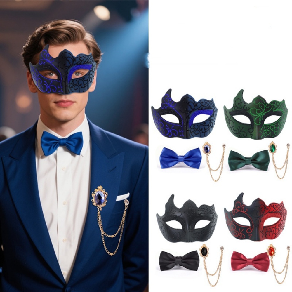 Half-Face Painted Party Mask S - Respirator Half Face recension och pris