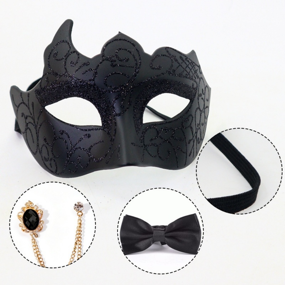 Half-Face Painted Party Mask S - Respirator Half Face recension och pris