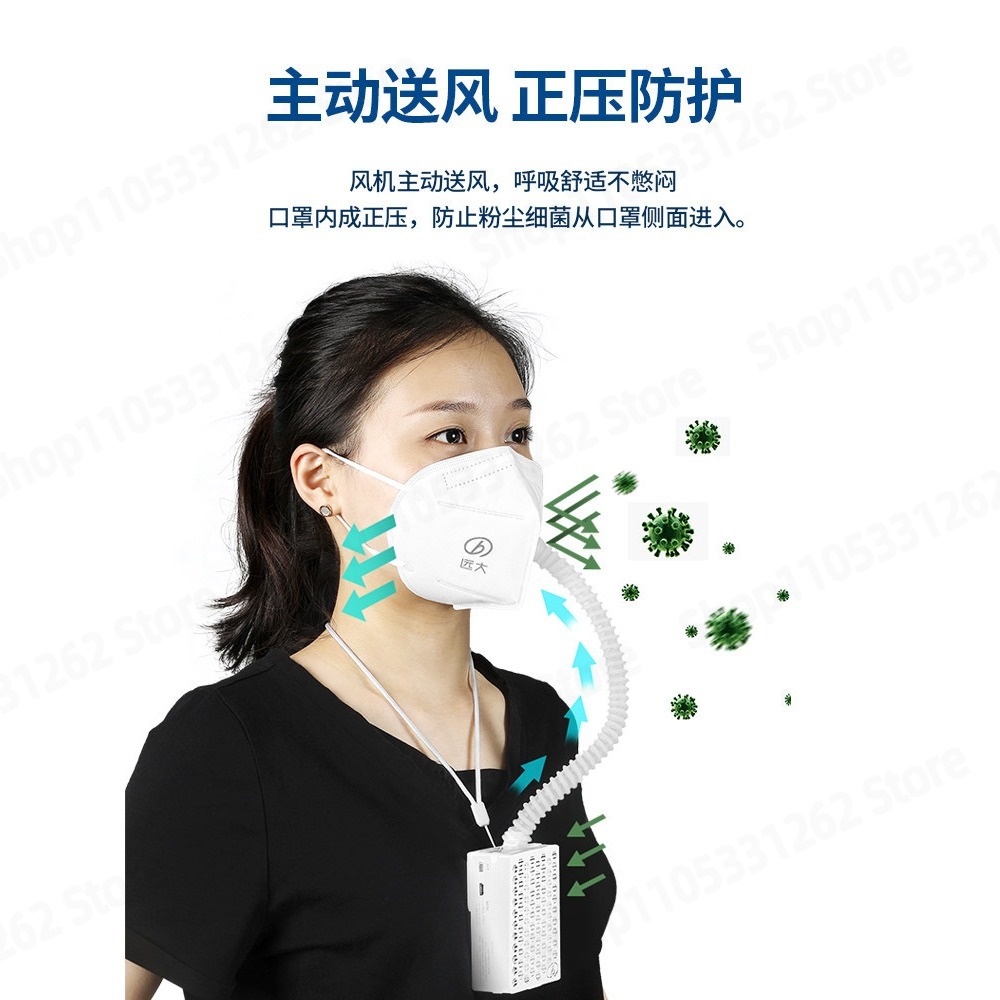 Positive‑Pressure Electric Fre - Kn95 Respirator Mask recension och pris