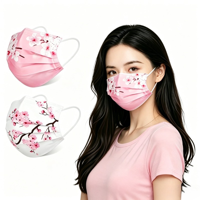 10pcs Floral Star Print Face M - Cloth Face Mask Washable recension och pris