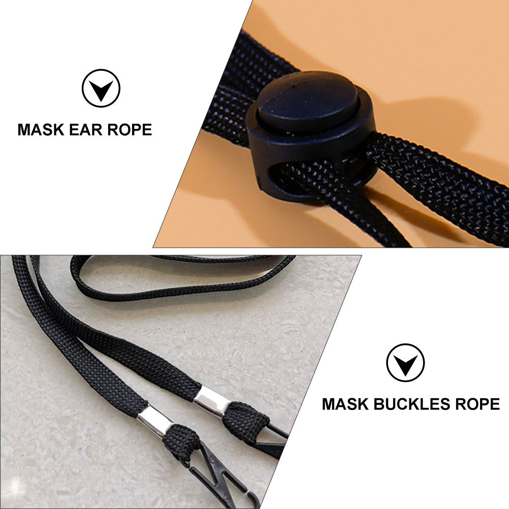 12Pcs Anti-Fall Face Mask Lany - Mask Ear Saver Strap recension och pris