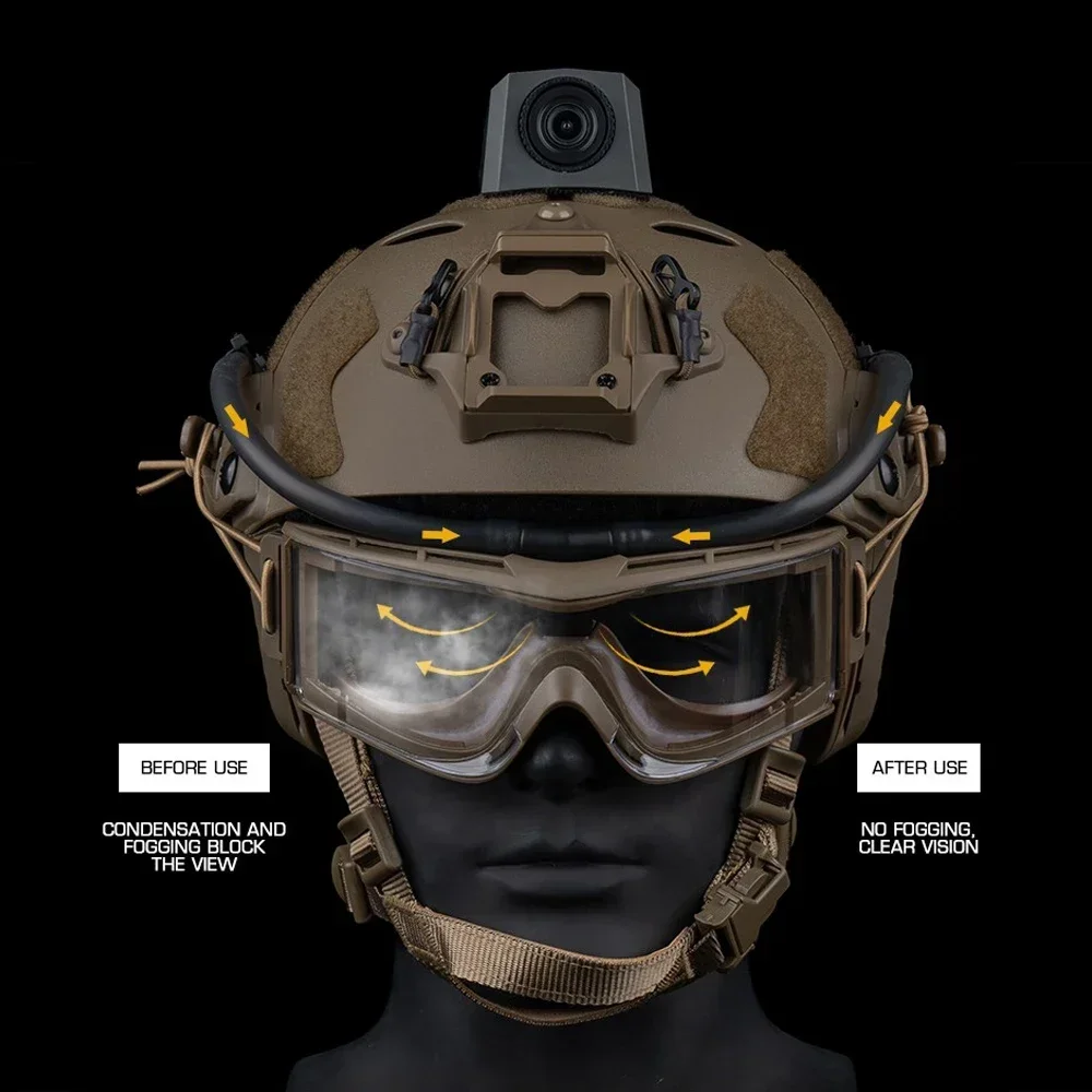 Airsoft Goggles Defogger Defog - Anti Pollution Mask recension och pris